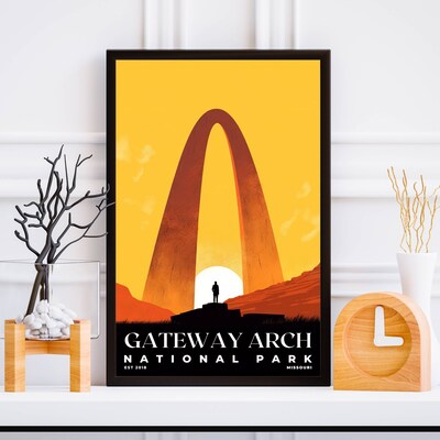 Gateway Arch National Park Poster, Travel Art, Office Poster, Home Decor | S3 - image5